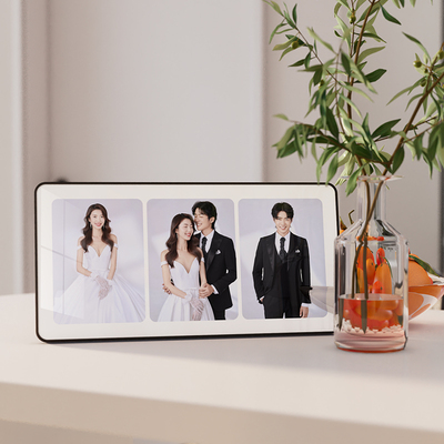 相框摆台照片定制婚纱照洗宝宝相片做成挂墙小画框打印加装裱