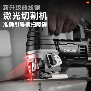 德国芝浦电动锯曲线锯木工多功能电锯家用手持木板线锯小型切割机