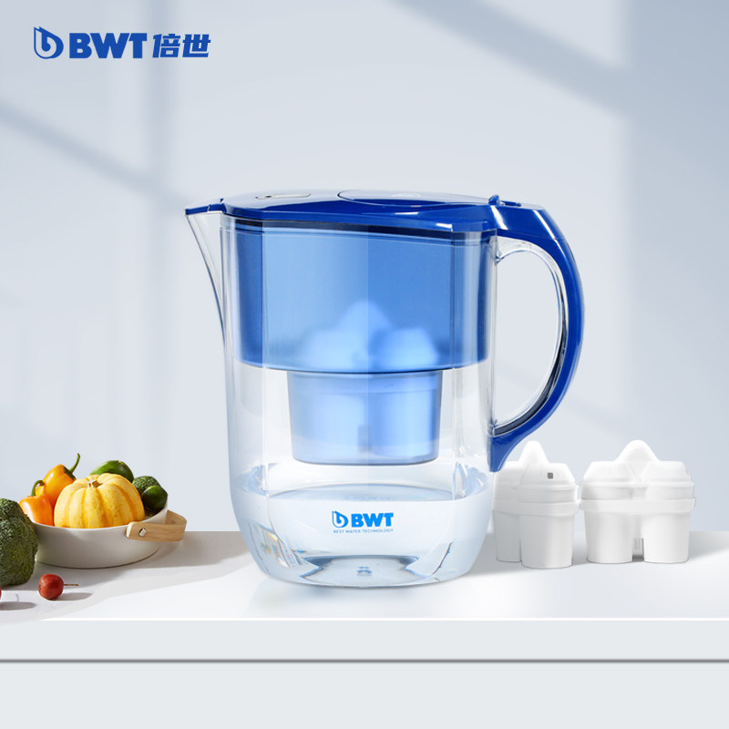 德国倍世BWT乐家滤水壶家用净水器4L过滤水壶过滤器自来水净水杯