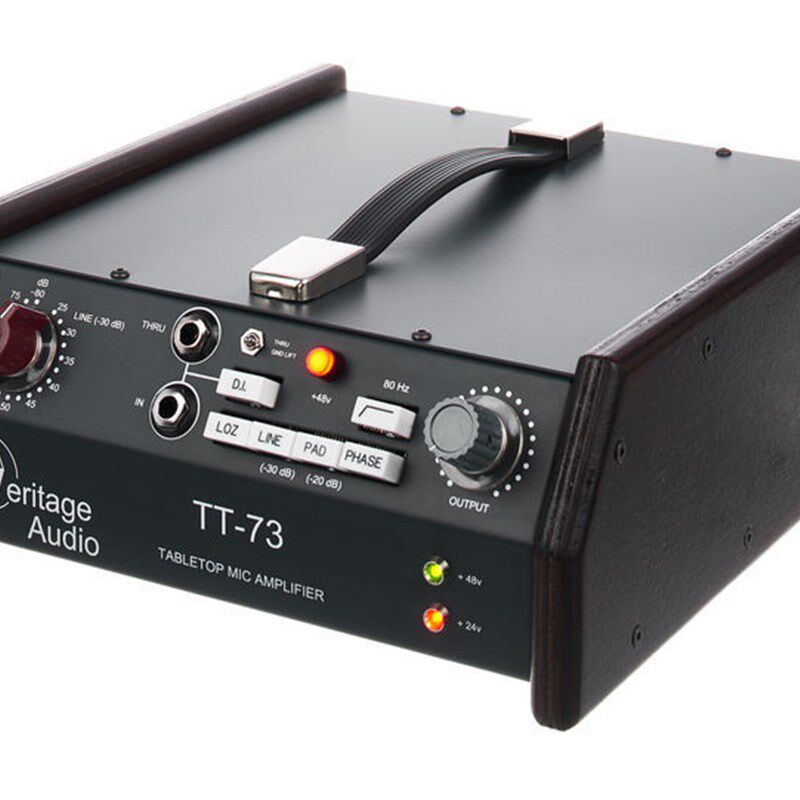 Heritge udio TT-7 单通道话筒放大器便携 录音棚专用话放行货