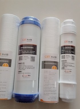cilly水丽净水机滤芯反渗透净水器SZL-RO1滤芯1套PP/UDF/RO/T33