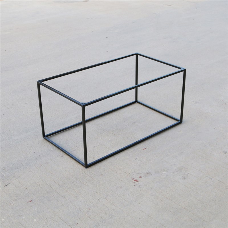 桌子腿支架订制茶几矮桌几底座黑钛不锈钢艺术桌脚桌腿支架子