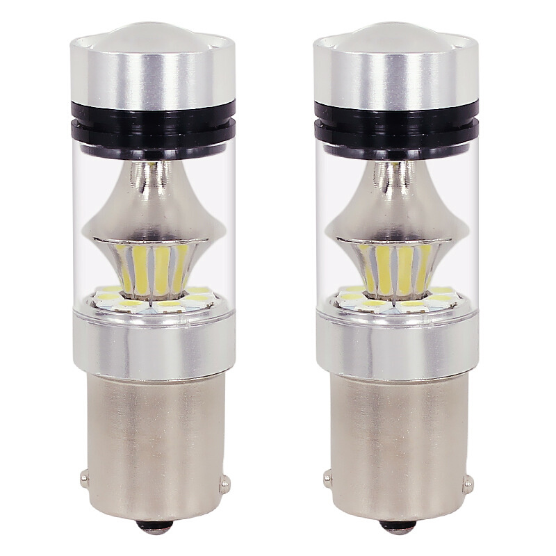 爆款汽车led转向灯S25 100W 20led车灯1156 1157 T20刹车灯倒车灯