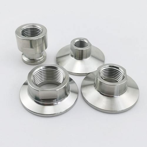 304不锈钢快装内外丝转卡盘NPT内外螺纹G1/2快装1/4丝扣法兰接头