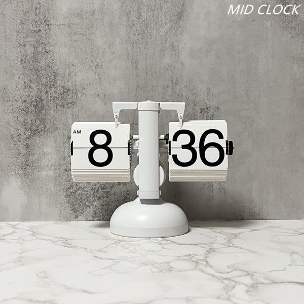 创意自动翻页钟表复古客厅摆件座钟现代简约机械时钟欧式个性台钟,家居饰品,座钟,淘宝优惠券,粉丝福利购,淘宝优惠卷