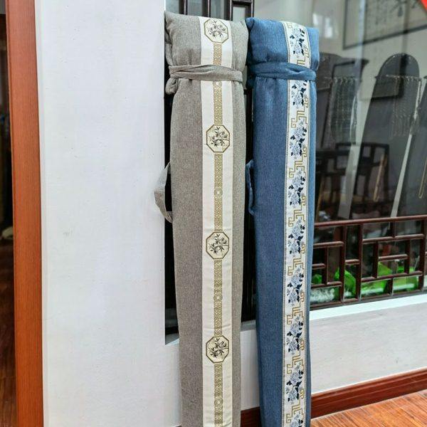 新中式古琴琴囊琴衣加厚棉麻琴包可手提可单肩背内为棉花演奏琴用