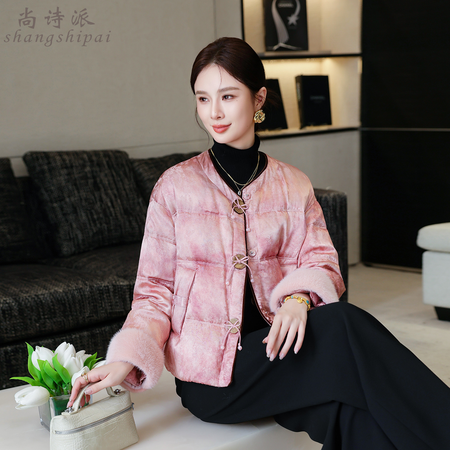 羽绒服女2025冬季新款皮草水貂毛