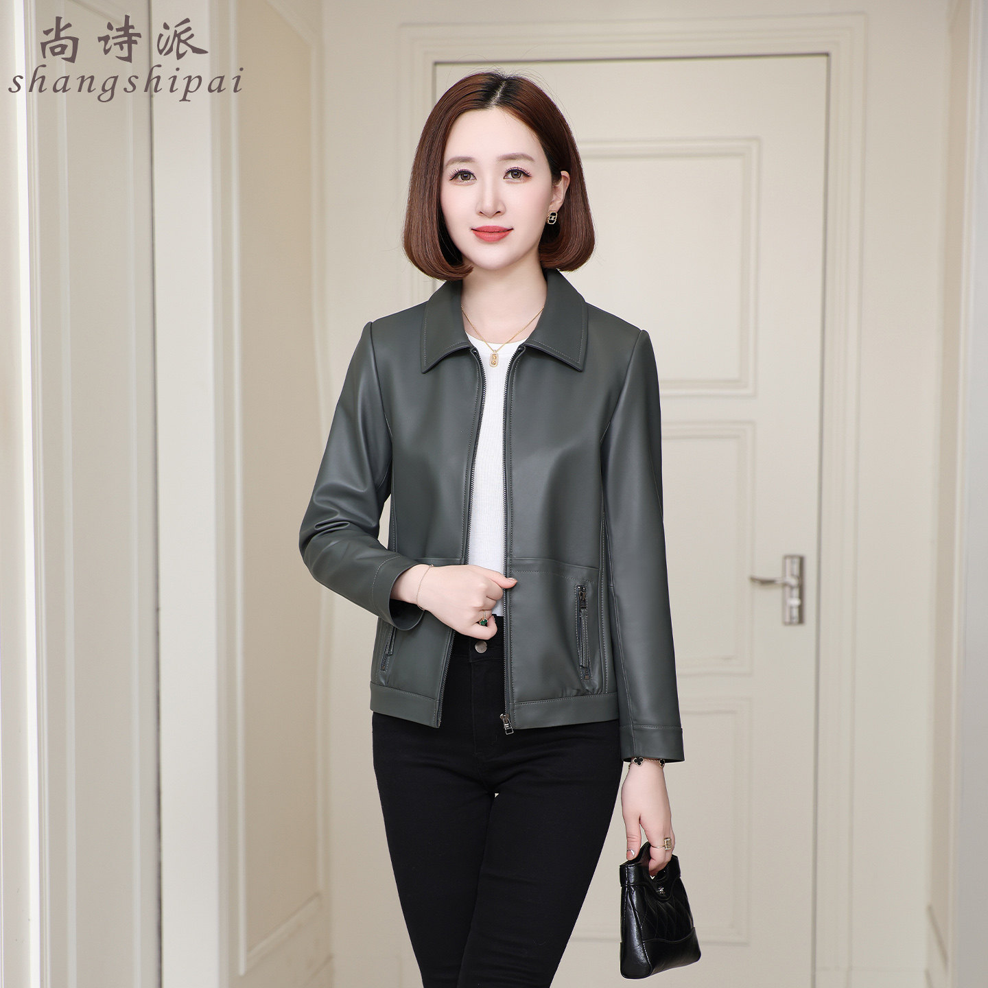 真皮皮衣外套女2025新款春秋