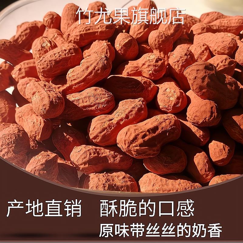 福建特产龙岩花生蒜香味旗舰店五香花生红泥花生产地今年新货大颗
