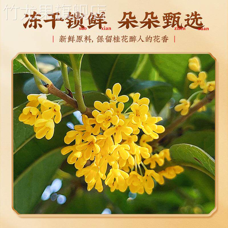 桂花干花食用桂花干花新鲜金桂花茶500g散装新花食用烘焙干桂花茶