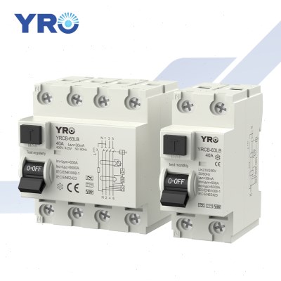 B型剩余电流动作断路器2P 4P 63A 30ma充电桩发电站漏电保护开关