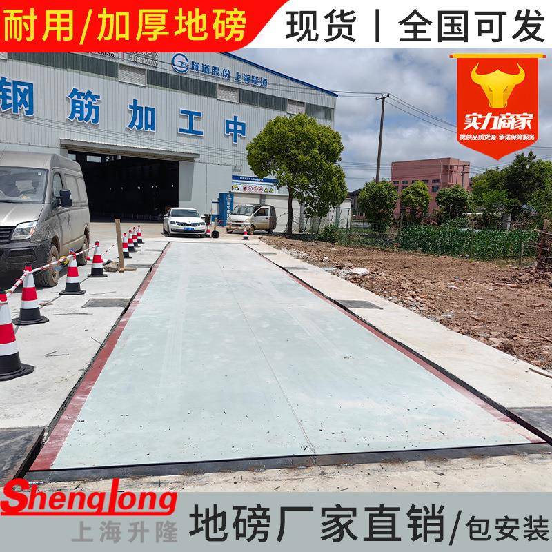 物流工地80吨100吨120吨200吨大地磅电子汽车衡器挂车称重地磅秤