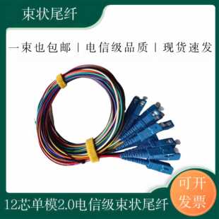 12芯束状彩色UPC电信级ODF免跳熔纤盘2.0免跳尾纤光纤跳线电信级