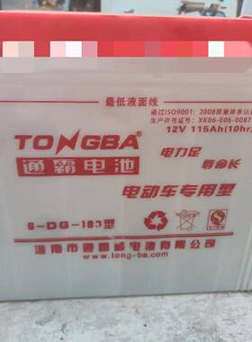 通霸水电池12V115AH6-DG-180型电动车三轮车四轮车货车通用电瓶