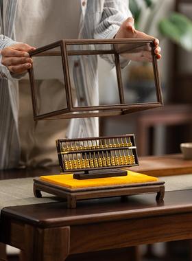 开店开业礼物送老板领导办公室桌面高档算盘摆件装饰公司朋友前台