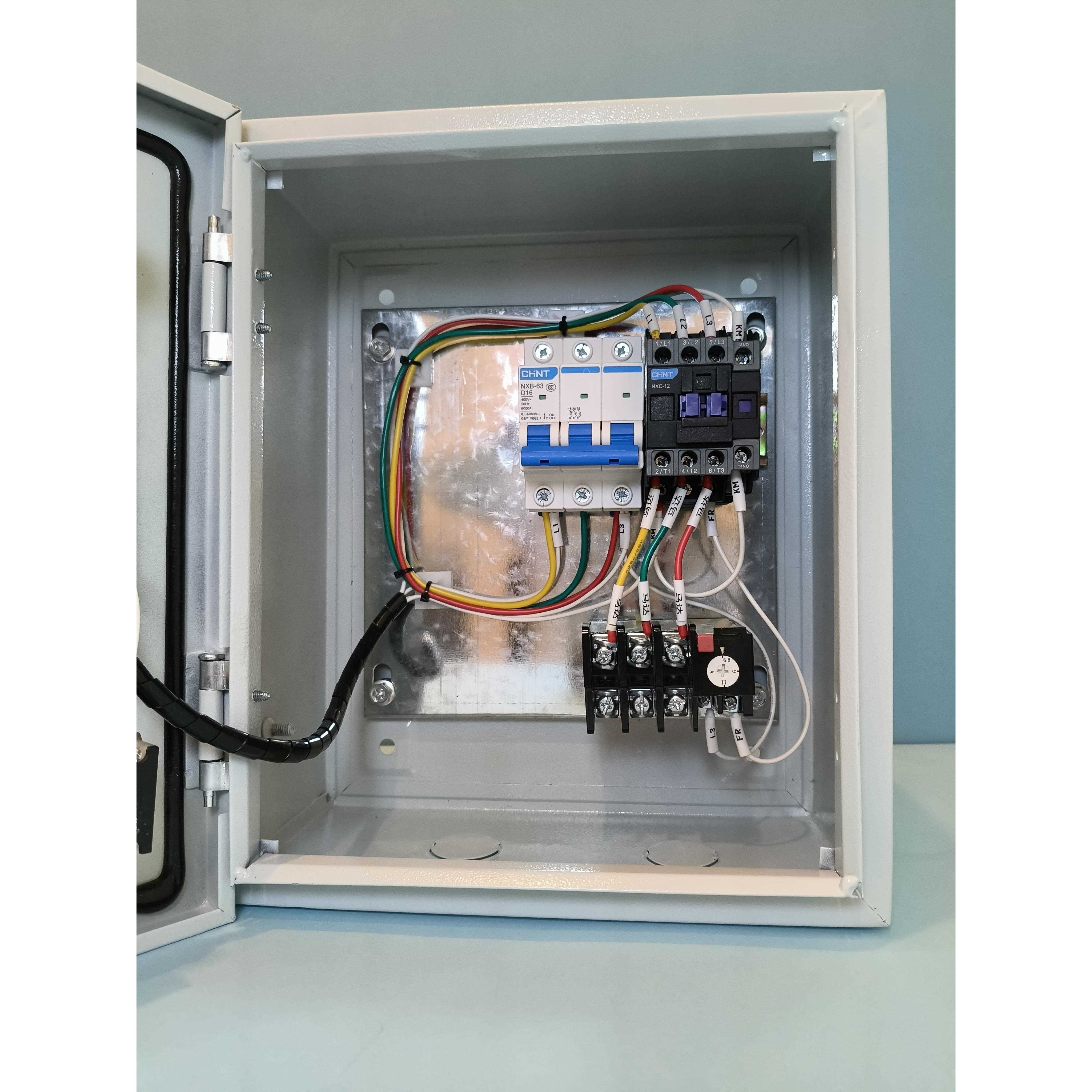 风机控制箱变频器电机启动控制箱配电箱1.1-22KW三相水泵控制电柜