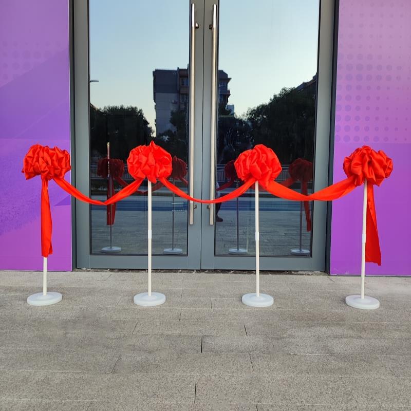 开业庆典立柱套装剪彩立柱公司开业道具剪彩花球开张剪彩仪式用品