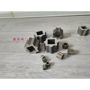 不锈钢304八角气动头转执行器连接套 内四方外八角套 球阀变径套