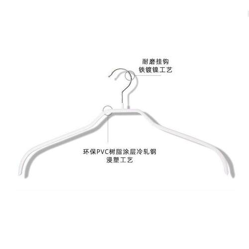 简易方角人形衣架家用防滑无痕晾衣架T恤外套夹克衣架衣撑防肩角