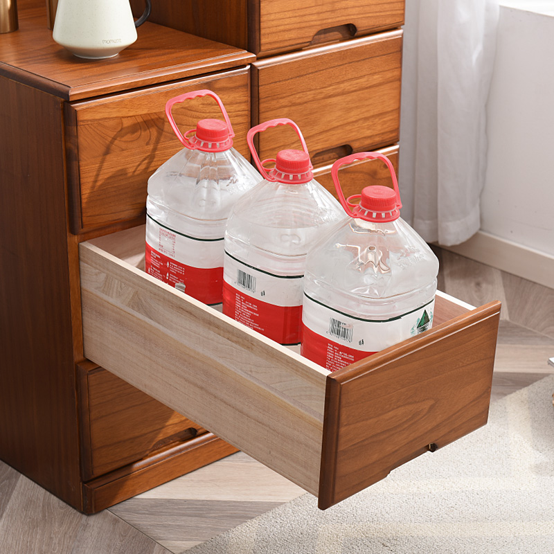 斗柜实木质家具25/30/50cm宽加深长60多层整装抽屉式收纳储物柜子