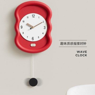 EMITDOOG免打孔钟表现代简约家用客厅挂钟玄关时钟创意艺术座钟