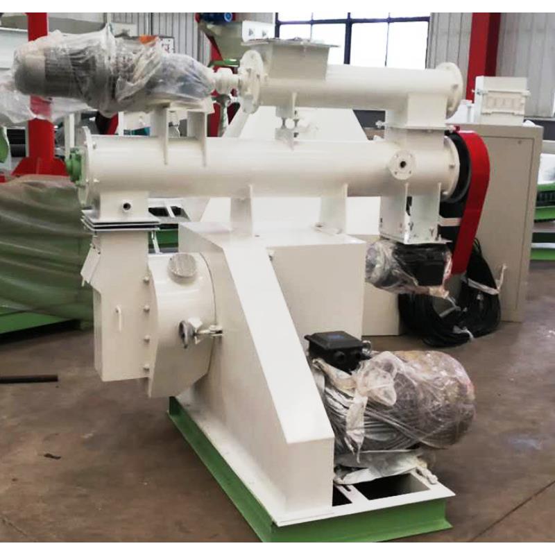 牛羊鹅颗粒机饲料秸秆粮食制粒机厂家家禽饲料造粒机时产1吨