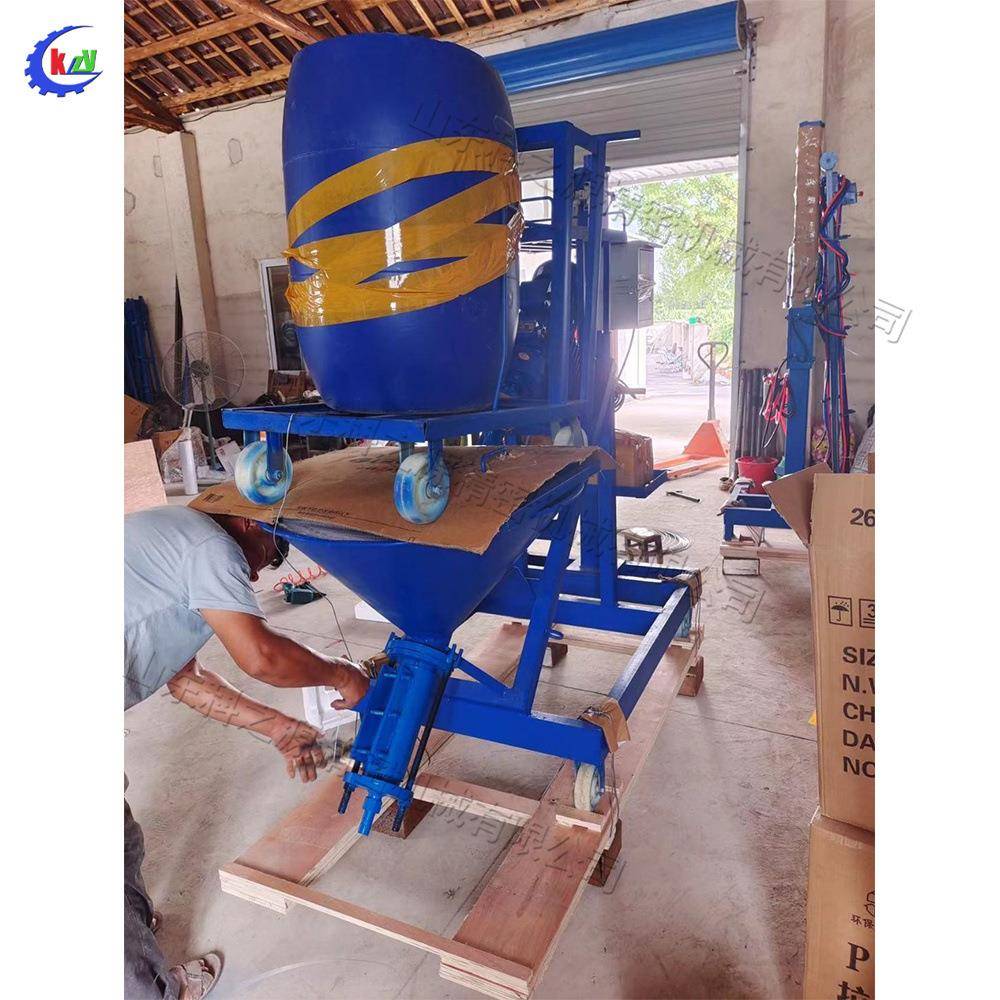 螺杆式GRC喷浆机小型建筑外墙装饰喷射机湿式水泥砂浆喷涂机