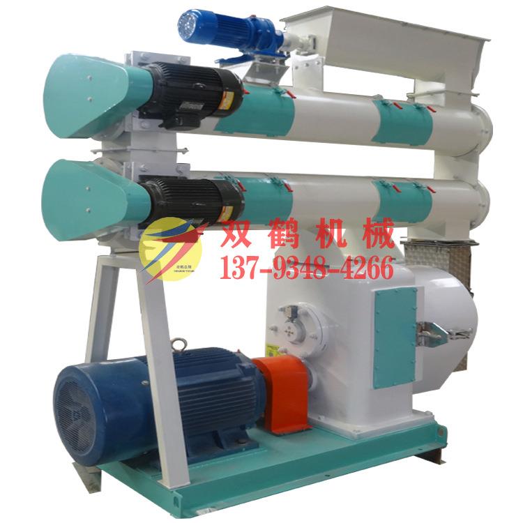 新款350环模造粒机骡子驴饲料颗粒设备厂家直供造粒生产机