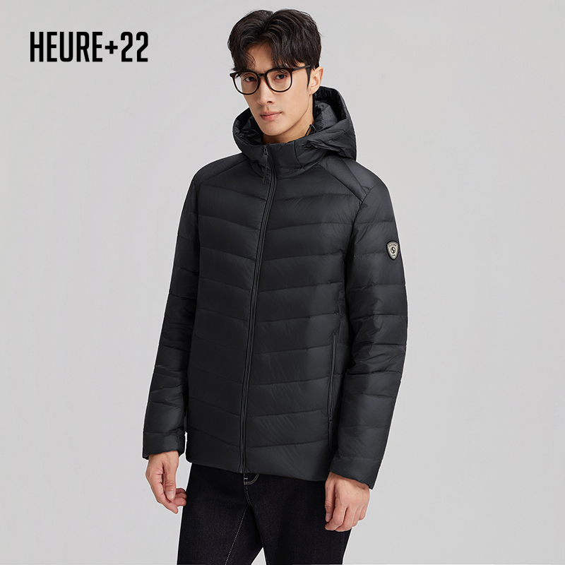 【烈儿宝贝直播间】无束缚感羽绒服舒适轻便百搭连帽羽绒服H2127