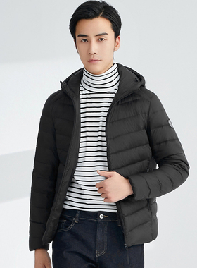 heure 22【烈儿宝贝直播间】情侣款冬季轻薄连帽羽绒服