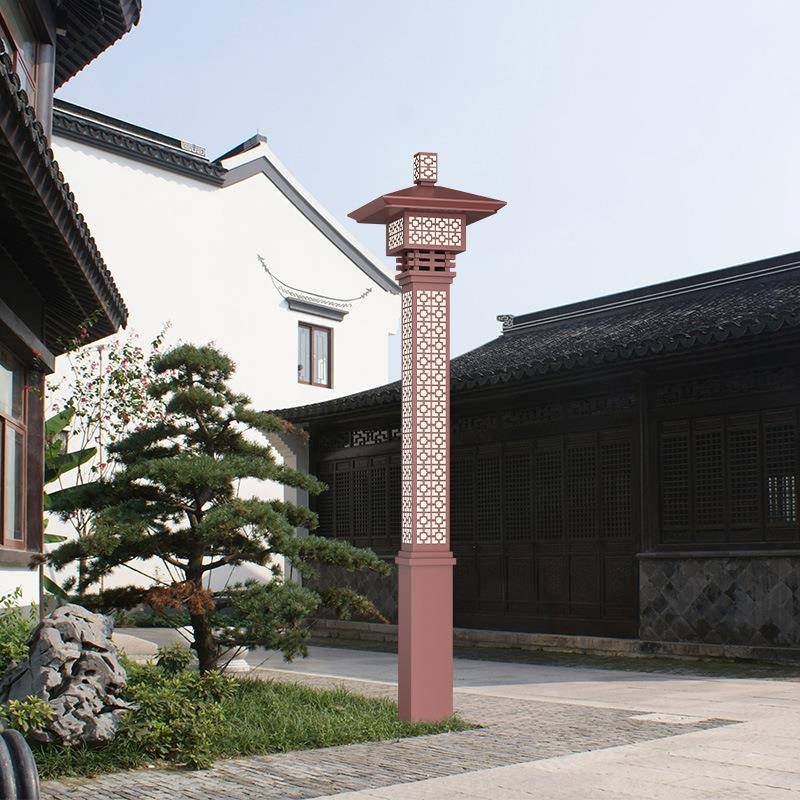 led方形景观灯4米中式户外防水庭院灯小区广场公园室外道路灯亮化