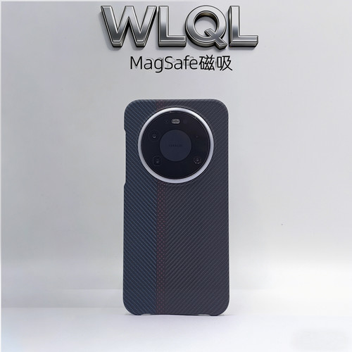 【WLQL原创家】碳纤维纹适用华为mate80pro手机壳超薄磁吸华为mate70promax保护套防摔Mate60p半包商务硬PC壳