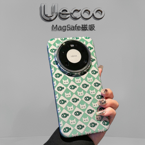 【Uecoo原创家】猫多鱼卡通凯夫拉纹适用于华为mate80promax手机壳超薄全包磁吸华为mate70p保护套防摔Mate80