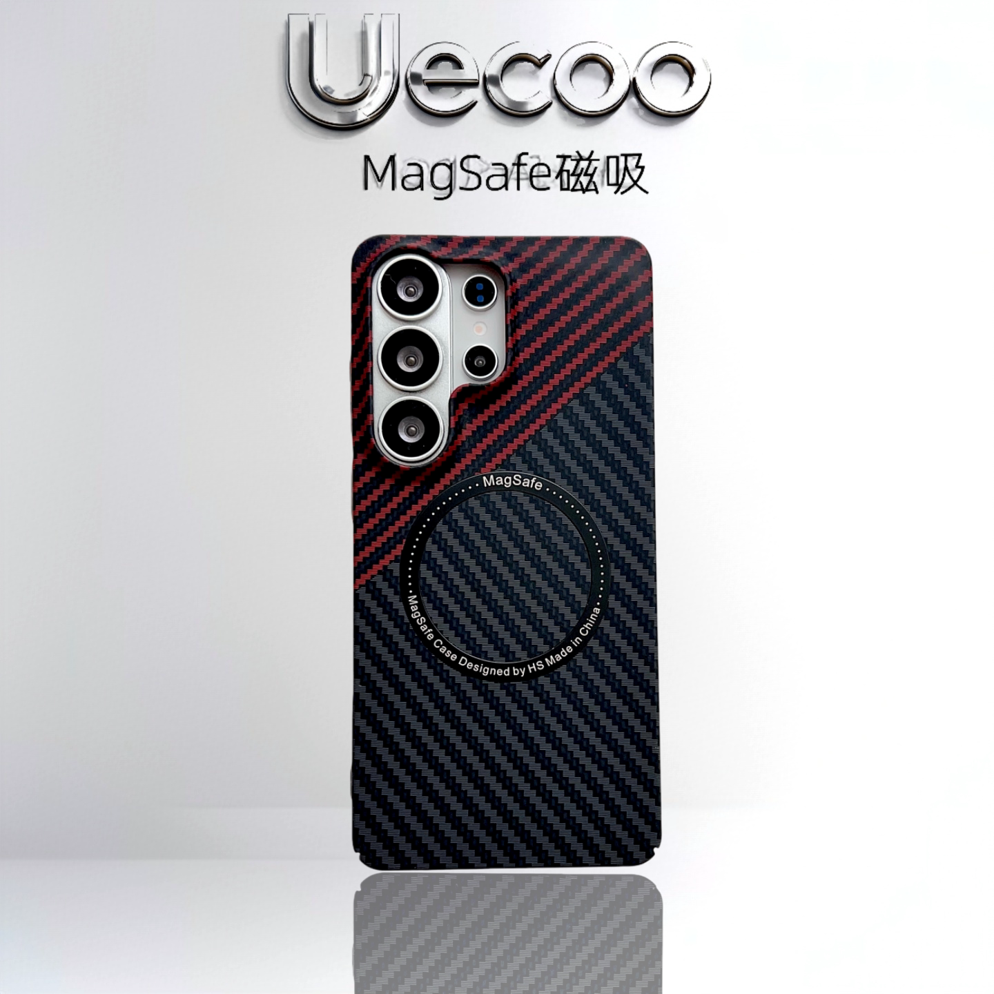 【Uecoo原创家】简约风凯夫拉纹适用于三星S26Ultra手机壳三星S25Ultra保护套全包超薄磁吸三星S26U保护壳S24图片