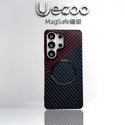 【Uecoo原创家】简约风凯夫拉纹适用于三星S26Ultra手机壳三星S25Ultra保护套全包超薄磁吸三星S26U保护壳S24