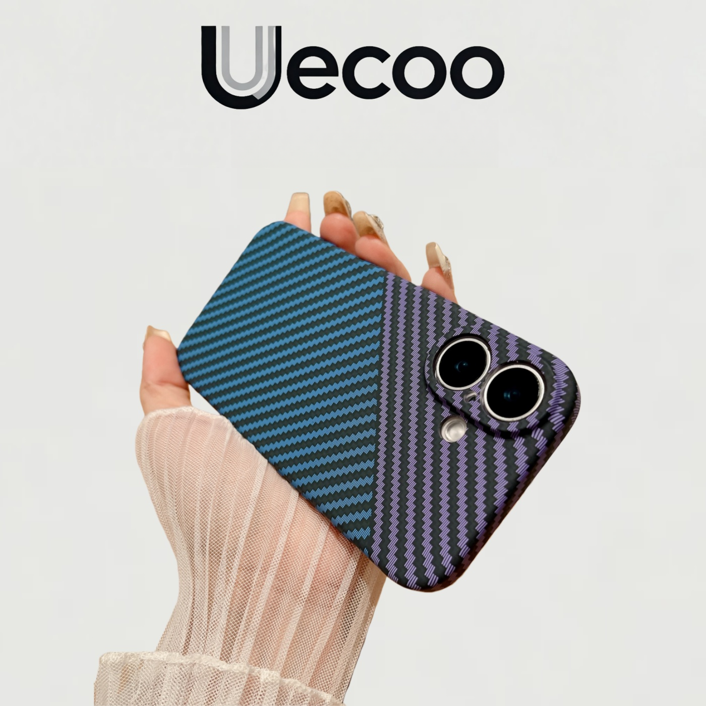 【碳纤维系列】轻奢高端碳纹高级感编织iPhone17promax磁吸半包超薄全包苹果手机壳16/15/14PC硬壳13凯夫拉纹