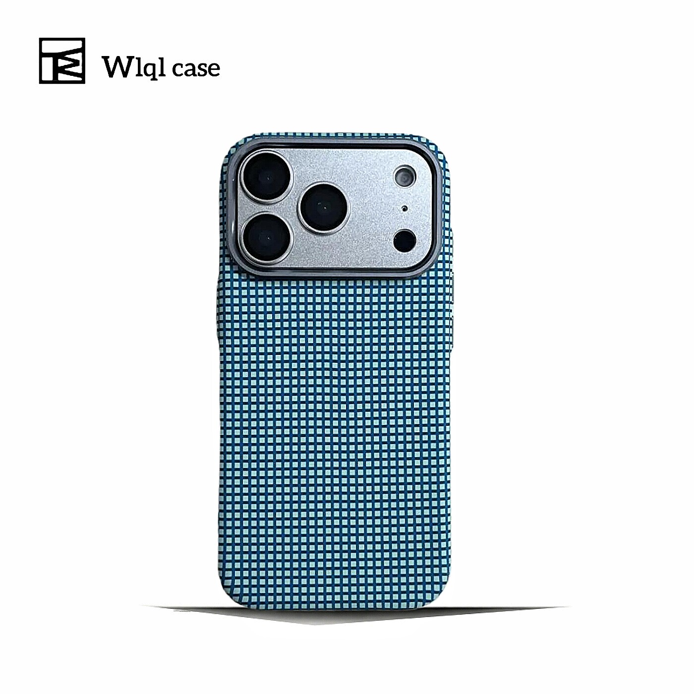 【WLQL原创家】轻奢编织感格纹适用于iPhone17promax手机壳苹果16pro保护套全包式磁吸超薄18保护壳防摔防滑