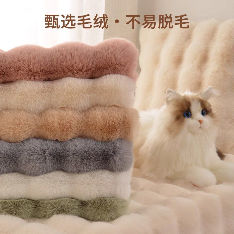 泡泡绒卧室地毯床边毯沙发客厅奶油风加厚新款仿兔毛飘窗,居家布艺,床边毯,淘宝优惠券,粉丝福利购,淘宝优惠卷