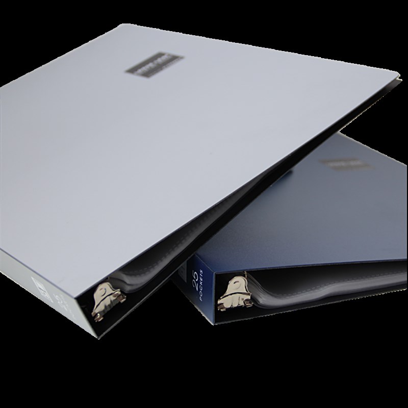 树德资料册1 加厚活页插袋文件夹多孔夹插页夹0孔钢夹