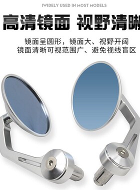 适用南方梦娜丽莎lli后视镜飞戈倒车镜改装手把镜