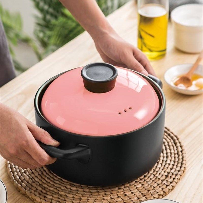 砂锅盖子彩色9单盖陶瓷黑白配盖煲汤沙锅窑变手绘盖