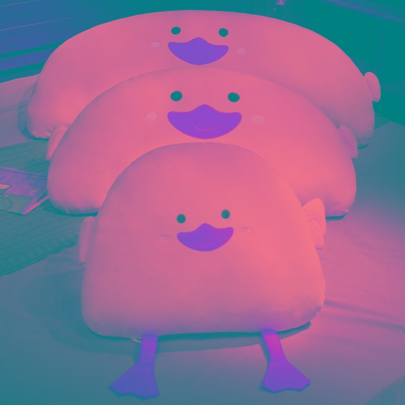 大白鹅鸭子床头靠垫软包大靠背抱枕女生睡觉床上靠枕靠背垫可爱软