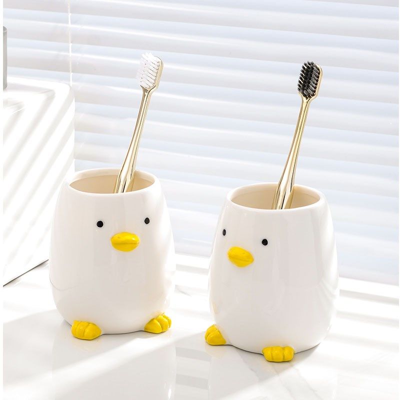 爱鸭子漱口杯牙刷杯子家用创意洗漱杯刷牙杯浴室卫生间牙杯牙缸