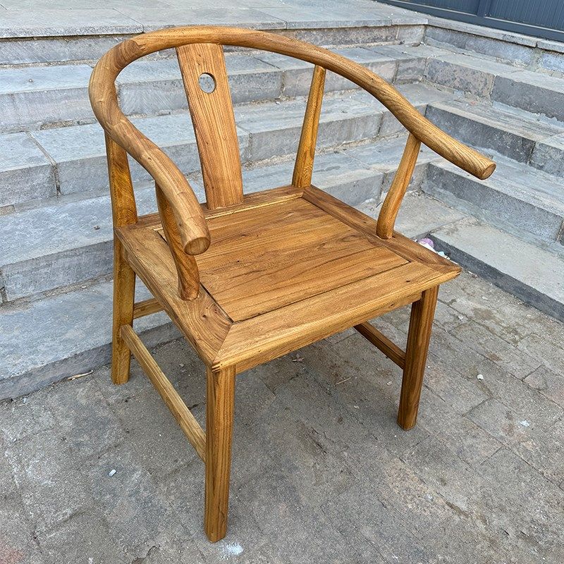 老榆木茶椅子茶桌人椅高端餐椅太师椅交椅复古风圈椅,住宅家具,餐椅,淘宝优惠券,粉丝福利购,淘宝优惠卷