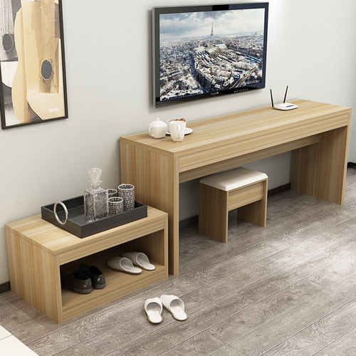 酒店家俱标间全宾馆行李架客房快捷公寓民宿电视柜电视桌行李柜