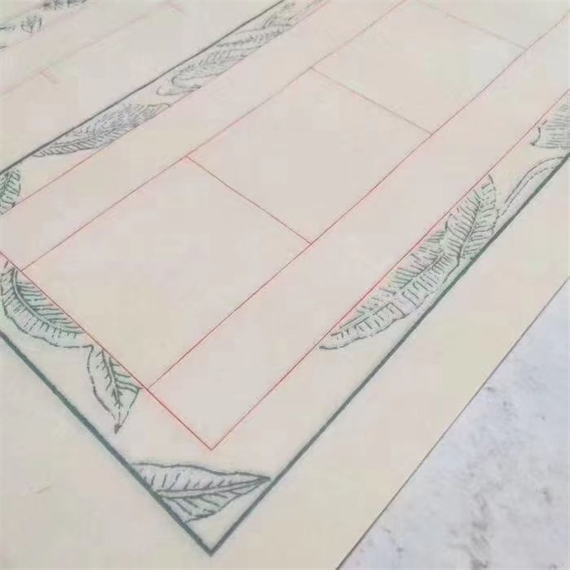 泾县纯手工23x68c仿宋珍金罗纹七言对联宣纸长格半生熟书房0张