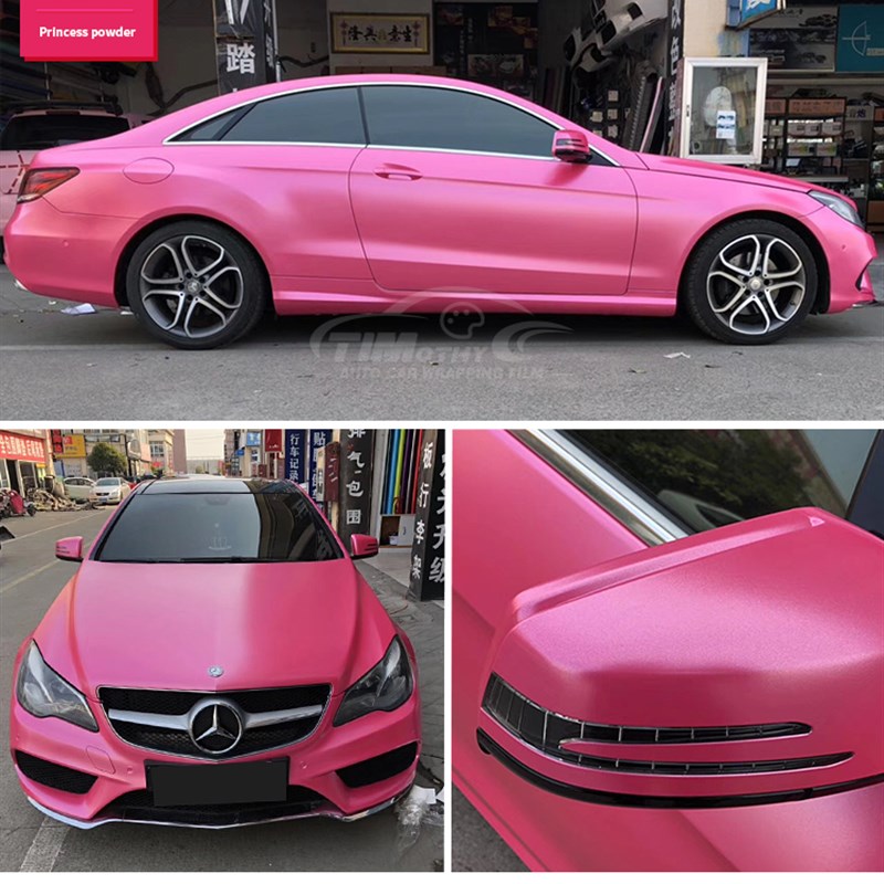 电光金属公主粉改色膜汽车电光膜全车身宝马整车贴膜