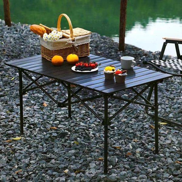户外折叠桌椅便携式蛋卷桌露营桌子野餐桌烧烤装备自驾游全套