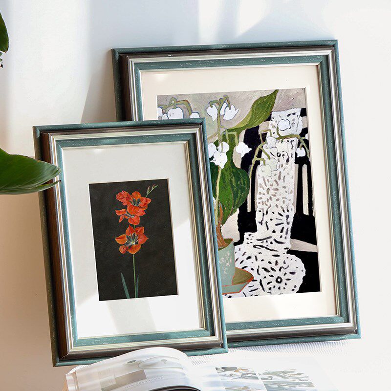 美式复古大画框空框装裱相框挂墙6 20寸4开8K a4a3油画框架定