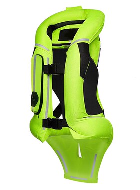 OIDE摩托车安全气囊马甲充气防摔反光背心赛车骑行耐磨气囊服